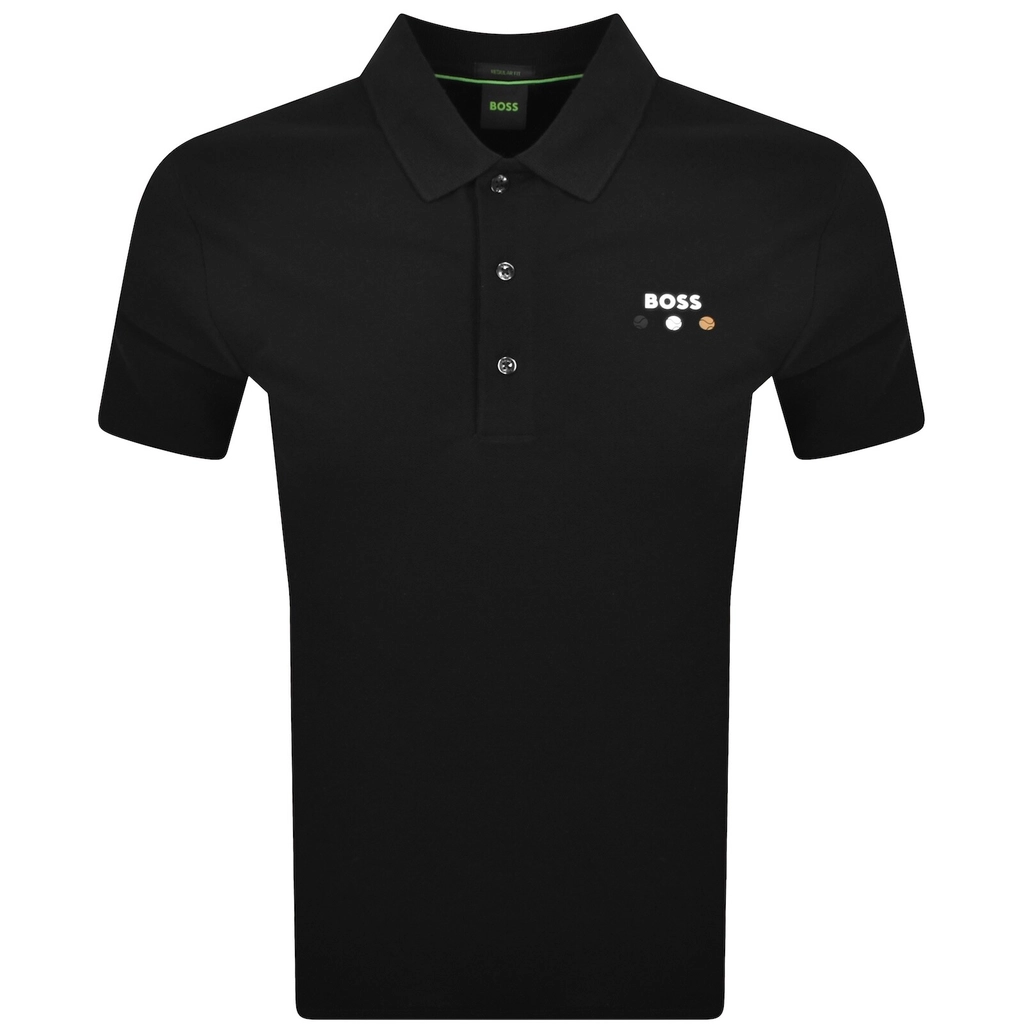 Boss Athleisure BOSS Paddy Open 25 Polo Black